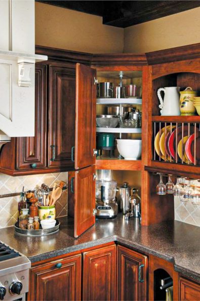 Corner Kitchen Cabinets Ideas That Optimize Your Kitchen Space ...